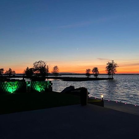 Luxus Cube Meerblick Veluwemeer am Strand in erster Reihe Hulshorst Exterior foto