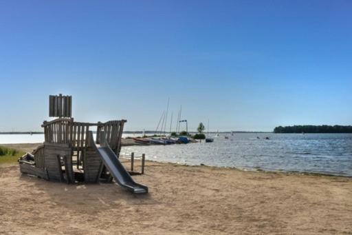 Luxus Cube Meerblick Veluwemeer am Strand in erster Reihe Hulshorst Exterior foto